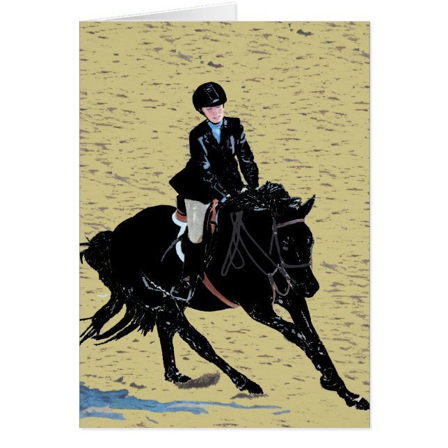 Cute Horse Show Equestrian (Front)