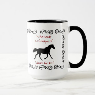 Cute Horse Therapist Mug