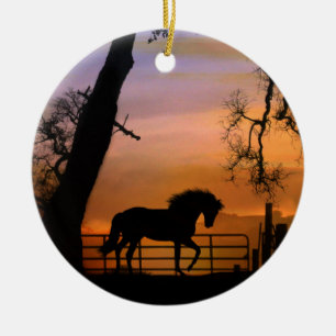 Cute Horse Xmas Ornament