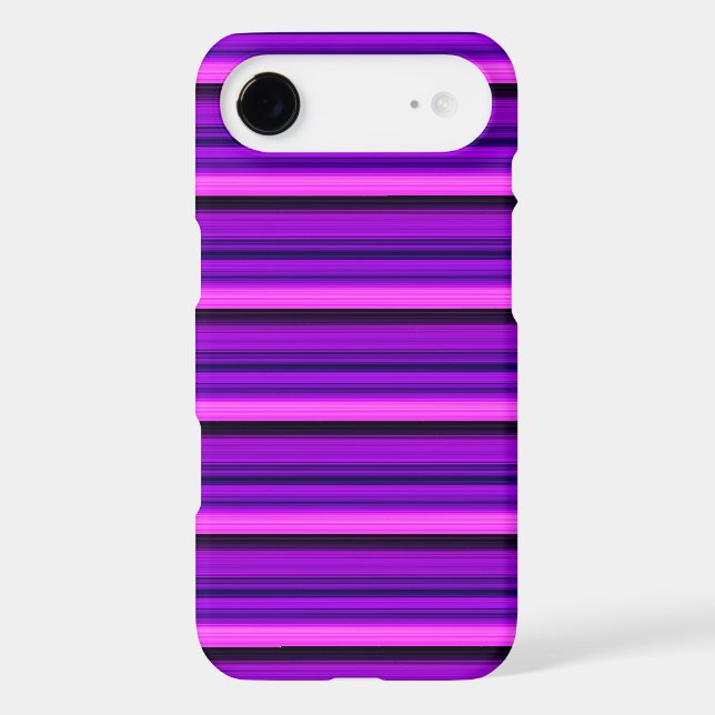 Cute hot black purple stripes (Back)