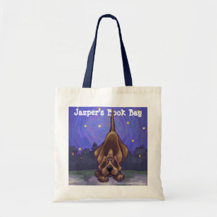Cute Hound Dog Personal Book Bag