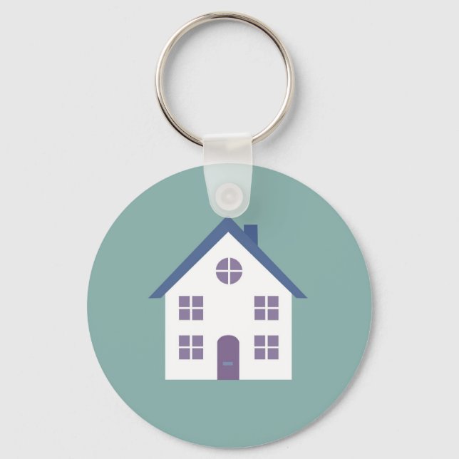 Cute house key chain (Front)