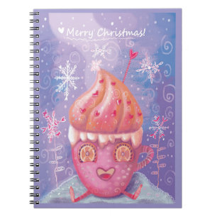 cute house Xmas Notebook