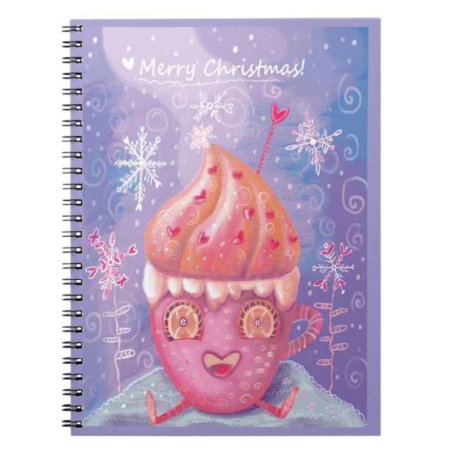 cute house  Xmas  Notebook (Front)