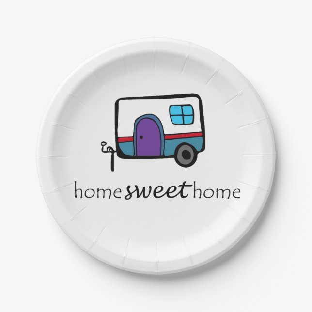 Cute Housewarming Party Plates (Front)