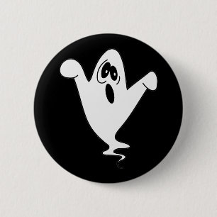 Cute Howling Ghost Halloween 6 Cm Round Badge