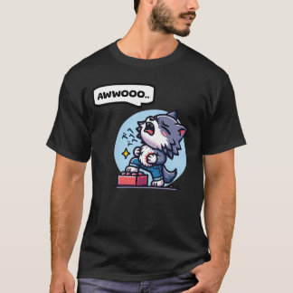 Cute Howling Werewolf T-Shirt