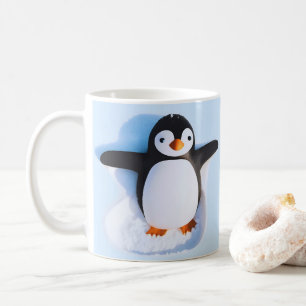 Cute Huggable Penguin Coffee Mug