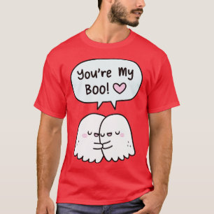 Cute Hugging Ghosts Youre My Boo BFF T-Shirt