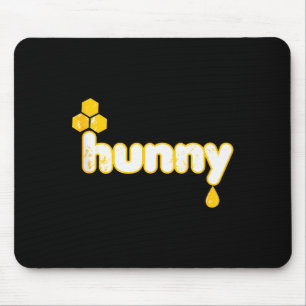 Cute Hunny Halloween Funny Dripping Honey And A Be Mouse Pad
