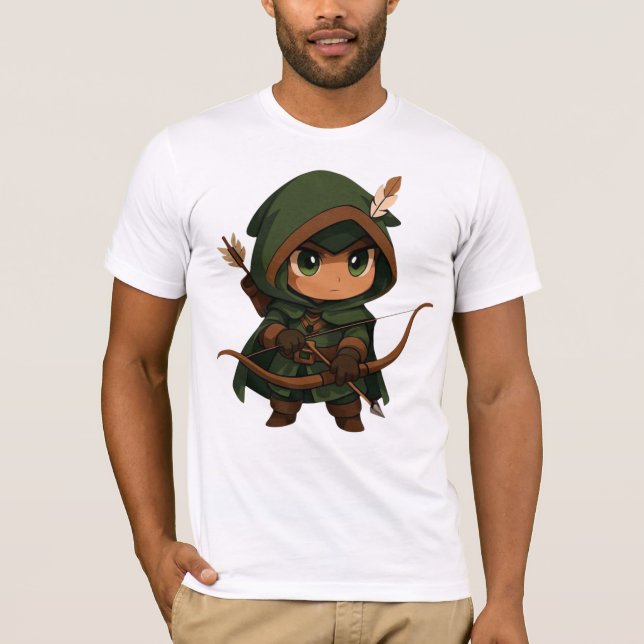 Cute Hunter Bella+Canvas T-Shirt (Front)