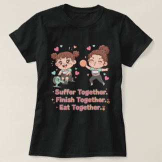 Cute Hybrid Athlete Suffer Finish Together T-Shirt