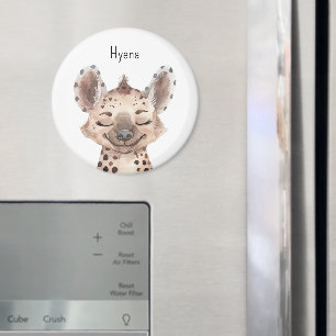 Cute Hyena Animal Magnet