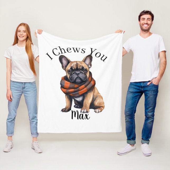 Cute I Chews You | French Fleece Blanket  (In Situ)