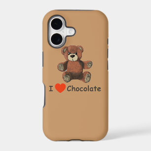 Cute I Heart (Love) Chocolate Teddy Bear