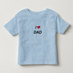 Cute I Love Dad Baby Tee – Matching Family Outfit