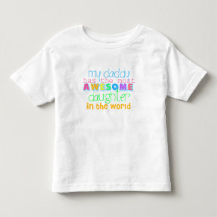 Cute I love Daddy Shirt for Toddlers