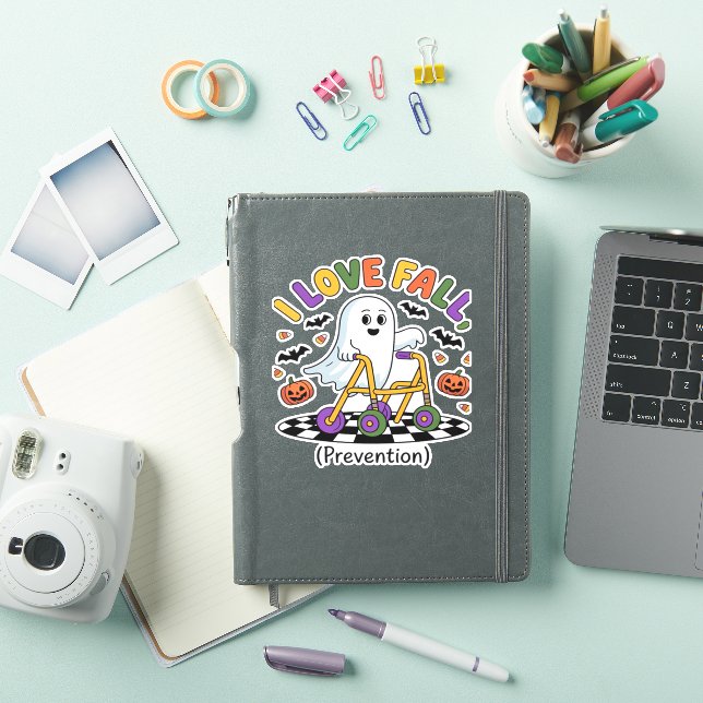 Cute I Love Fall Prevention Physical Therapy Ghost (iPad Cover)