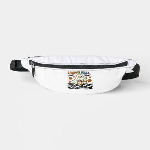 Cute I Love Fall Prevention Physical Therapy Ghost Bum Bags