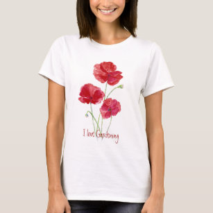 Red Poppy T-Shirts \u0026 Shirt Designs 