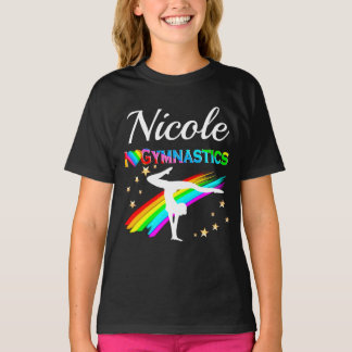 CUTE I LOVE GYMNASTICS PERSONALIZED DESIGN T-Shirt