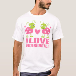 Cute I Love Kindergarten Ladybug Gift T-Shirt