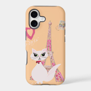 Cute I Love Paris cat