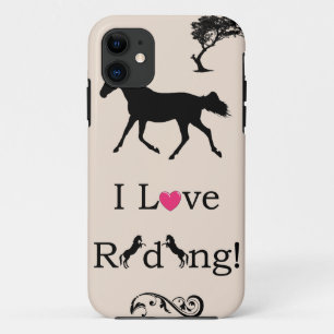 Cute I Love Riding! Equestrian iPhone 5 Case
