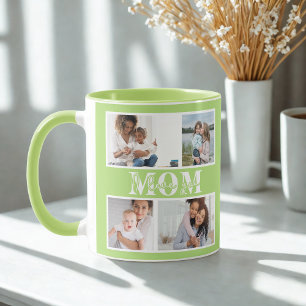 Cute I LOVE YOU MOM Mother's Day Photo Mug