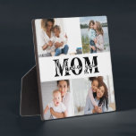 Cute I LOVE YOU MOM Mother's Day Photo Plaque<br><div class="desc">Cute I Love You Mum Mother's Day Photo Plaque features four of your favourite photos with the text "I love you Mum" in modern black typography. Designed by ©Evco Studio www.zazzle.com/store/evcostudio</div>