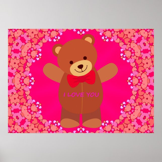 Cute I Love You Value Poster Paper (Glossy) (Front)