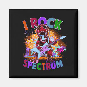 Cute I Rock The Spectrum Autism Mother Motivated A Magnet