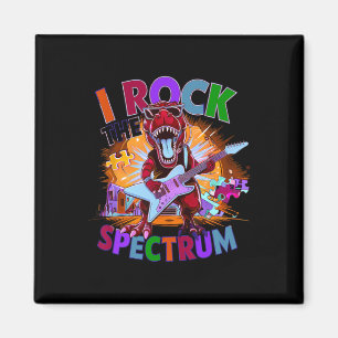 Cute I Rock The Spectrum Autism Mother Motivated A Magnet