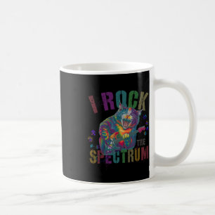 Cute I Rock The Spectrum Autism Mum Motivational U Coffee Mug