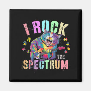 Cute I Rock The Spectrum Autism Proud Mum Motivati Magnet