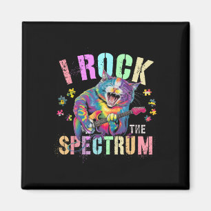 Cute I Rock The Spectrum Autism Proud Mum Motivati Magnet