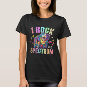 Cute I Rock The Spectrum Autism Proud Mum Motivati T-Shirt