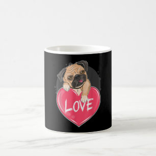 Cute I Steal Hearts Pug Valentine Day Gift Coffee Mug