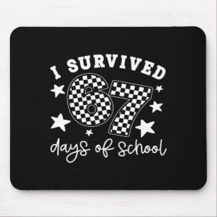 Cute I Survived 67 Days Of School Six Seven Meme T Mouse Pad