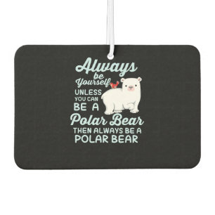 Cute Ice Bear A Polar Bear Lover Car Air Freshener