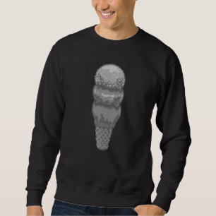 Cute Ice Cream Cone For Men Women Kids Ice Cream Sweatshirt