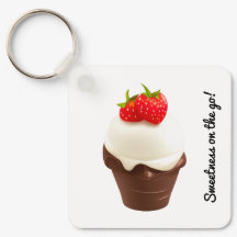 Cute Ice Cream Cone with Heart