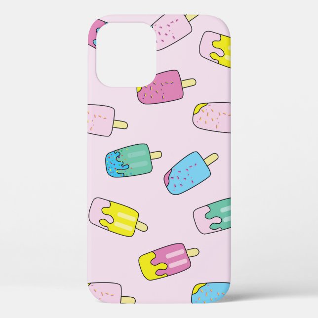 Cute ice cream: fruit pattern. Case-Mate iPhone case (Back)