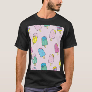 Cute ice cream: fruit pattern. T-Shirt