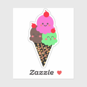 Cute Ice Cream - Kawaii Space Cone