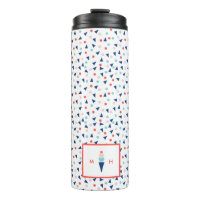 Cute Ice Cream Personalised Initials Custom 