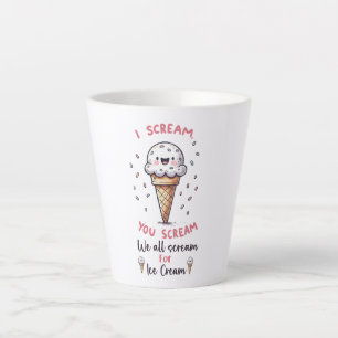 Cute Ice Cream Pun Latte Mug