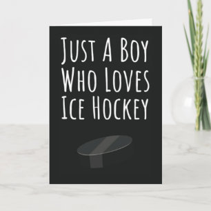 Cute Ice Hockey Cards For Boys Kids Sports Player