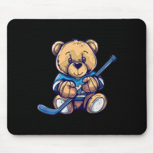 Cute Ice Hockey  Mouse Pad