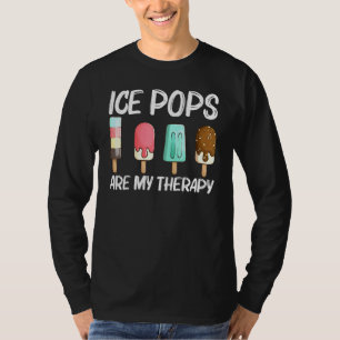 Cute Ice Pop For Men Women Ice Cream Frozen Food T-Shirt